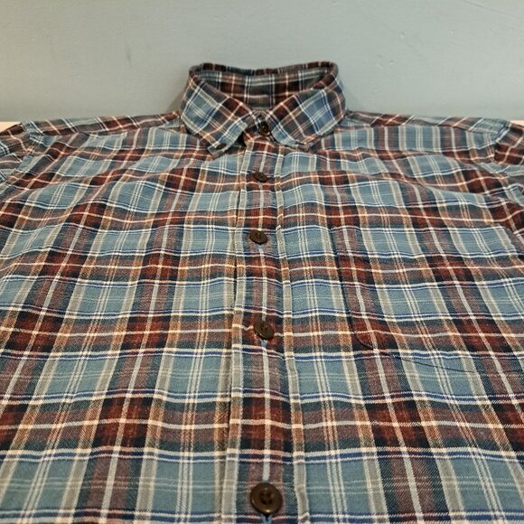 J. Crew Men's Small Mercantile Long Sleeve Button Down Plaid Shirt Style #J4597 - Picture 6 of 15